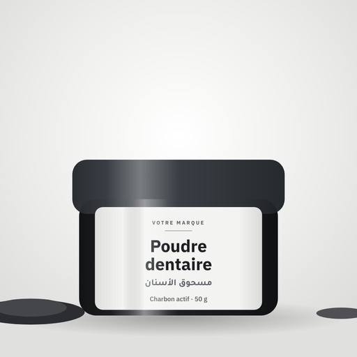 Poudre dentaire au charbon