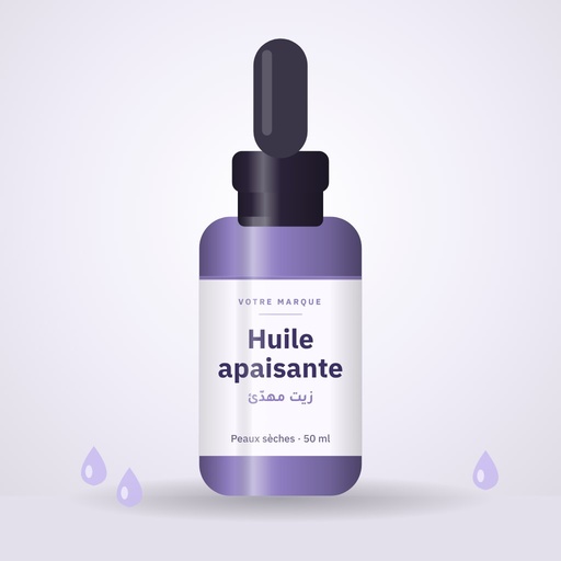 Huile apaisante peaux sèches